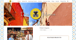 Desktop Screenshot of dosmanos.com